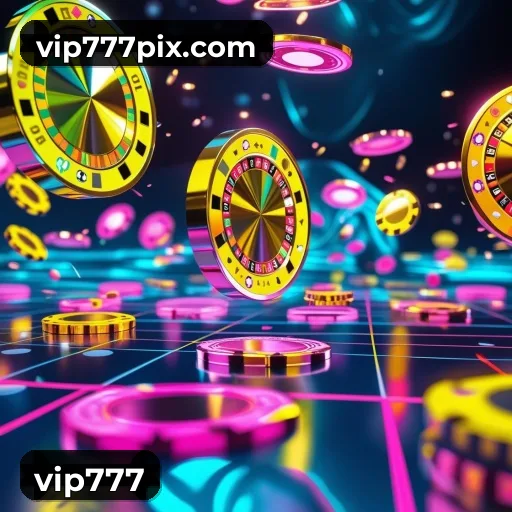 App vip777 para iOS e Android — interface mobile, login biométrico e PIX integrado