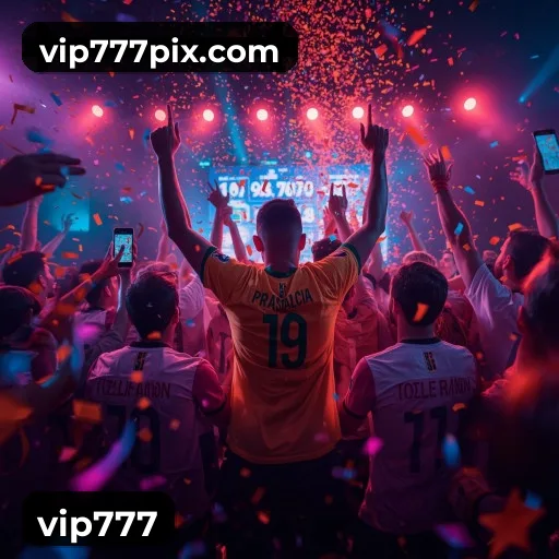 App vip777 para iOS e Android — interface mobile, login biométrico e PIX integrado